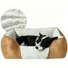 Cama para Perros para Todas las Estaciones, la Cama Cuadrada para Mascotas Más Vendida de Amazon, Cama Suave para Gatos y Perros Pequeños y Medianos, Directo de Fábrica
