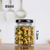 Frasco de Vidrio Hexagonal Transparente Botella para Pepinillos Sellada a Prueba de Fugas Etiqueta Personalizada Logo Almacenamiento de Alimentos Lata Botella de Almacenamiento