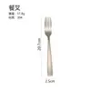 Juego de Cuchillo, Tenedor y Cuchara Cuadrados de Acero Inoxidable 304 para Uso Doméstico, Cuchara Redonda, Cucharita de Café, Cuchillo y Tenedor para Bistec de Restaurante Occidental, Cuchara y Tenedor de Postre