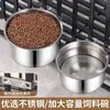 Pote de Cachorro de Aço Inoxidável Tigela para Cachorro Anti-tombo Pote Suspenso para Cachorro Grande Tigela de Beber Pote para Gato Gaiola Fixa Tigela para Pet