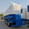 Exportación de Fábrica Exportación Remolque de Tanque Vertical de Ceniza Volante Seca de 50 Metros Cúbicos Eje 3 Camión Cisterna de Cemento a Granel de Acero de 5 Compartimentos