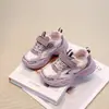 Zapatillas para Niñas 2026 Nuevos Zapatos de Primavera y Otoño para Niños Malla Transpirable Zapatos de Papá Estilo Verano Zapatos de Malla para Niños