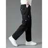 Suministro Exclusivo Transfronterizo de Nuevo Estilo 2025 Dropshipping Americano Moderno High-Street Multibolsillo Casual Versátil Ropa de Trabajo Pantalones de Pierna Ancha