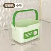 Cesta de baño cesta de mano cesta para llevar cesta de baño cesta de lavado caja de almacenamiento para artículos de baño masculino femenino baño azul dormitorio