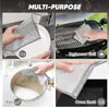 Pano de Prato de Fio de Prata Dupla Camada 25x25cm Multiuso Sem Riscos Panos Esfoliantes para Limpeza de Cozinha Atacado Suporte OEM/ODM