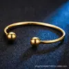 Pulseras Transfronterizas Europeas y Americanas de Alta Calidad, Sin Decoloración, Pulseras Sencillas de Acero de Titanio, Pulseras de Acero Inoxidable, Joyería para Mujer al por Mayor