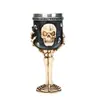 Copa de Vino Cráneo Rojo Nueva Transfronteriza Estilo Gótico Acero Inoxidable Copa de Cóctel Calavera Personalizada Adorno Decorativo Taza