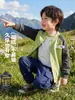 Chaqueta de Béisbol Europea para Niños Otoño Ropa Infantil 2026 Nuevo Estilo Primavera y Otoño Top para Niños Pequeños Niños