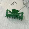 Presilha de Orelha de Gato Vazada em Acetato Estilo Coreano, Textura de Alta Qualidade, Presilha Elegante Versátil, Grampo de Cabelo, Acessório de Cabelo Presilha Tubarão