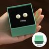 Elegantes Aretes de Perlas para Mujer, Aretes de Alta Gama Diseño Nuevo 2025 Aretes de Aguja de Plata 925