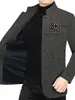Nueva Chaqueta Casual de Alta Gama para Hombre Otoño/Invierno 2026, Chaqueta con Cuello Alto, Chaqueta de Negocios con Cuello Solapa para Hombre Otoño/Invierno, Casual