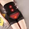Calça Boxer de Renda Cintura Alta Modeladora Abdominal Tamanho Extra Grande Calça Modeladora Pós-parto Calcinha Levanta Quadril Calça de Segurança Anti-reflexo para Mulheres