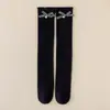 26 Calcetines para Niña para Primavera y Otoño, Calcetines Largos de Encaje Estilo Coreano para Niños, Elegantes Calcetines Largos con Lazo para Niñas, Venta al por Mayor