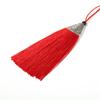 Borla de boca de peixe de seda colorida, pingente decorativo brincos pingente adequado para jóias DIY fazendo acessórios atacado