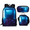 Transfronterizo Nuevo Inodoro Hombre Inodoro Skibidi Estudiante Mochila Escolar Niños Bolsa de Comida para Niños Estuche Tres Piezas Juego de Mochila