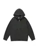 Sudadera con Capucha de Punto Transfronteriza de Otoño, Holgada, con Bolsillo con Cremallera, Sudadera con Capucha, Chaqueta Cardigan Unisex, Estilo Casual