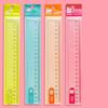 Regla para Estudiantes de Primaria, Regla de Plástico 20cm, Regla Multifuncional, Regla de Dibujos Animados para Estudiantes, Herramienta de Dibujo