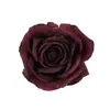 Rosa Vermelha Flor Artificial Cabeças de Flor Mini Cerimônia de Casamento Decoração de Casamento Decoração de Carro de Casamento Flor de Seda Artificial Lapela Fabricante Atacado