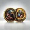 Moeda de Liga de Metal Nova Produto Transfronteiriço Copa do Mundo 2026 Decoração de Casa Coleção Comemorativa Presente Artesanato Relevo 3D Moeda Comemorativa