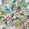 Wuzhou K9 Super Brilhante 6X8 Formato Ovo de Pombo Diamante 1:1 Réplica Huazi Decorativa Pontiaguda Irregular Acessórios para Unhas Peças de Diamante