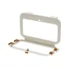 Estante plegable para bolsas de basura montado en la pared para cocina, estante de almacenamiento de cubo de basura montado en la pared de la puerta del gabinete del hogar, estante para basura de baño