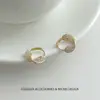 Pendientes de Zirconia Trenzados Simples y Suaves con Diseño Único, Pendientes de Moda y Elegantes Estilo Ins Tendencia para Mujer