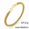Hao Yi Nueva Joyería Europea y Americana para Hombres y Mujeres Acero de Titanio Pulsera de Cable de Acero Inoxidable de 8 Caracteres Ancla de Barco Personalizada Pulsera Abierta