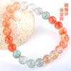 Pulsera Natural Arusha Piedra del Sol Fresa Dorada Biotita y Berilo Cuentas Simbióticas Pulsera Arusha