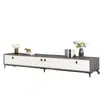Mueble de TV moderno minimalista para sala de estar con almacenamiento integrado para uso doméstico, mueble de TV simple de pie para viviendas de alquiler