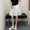 Falda Corta Deportiva Casual Holgada Adelgazante de Cintura Alta para Verano 2026 Nueva para Figuras Pequeñas, Estilo Japonés, Azul Marino