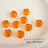 Colgante de Cereza Pequeña Resina de Durazno Alta Transparencia Exquisito con Perlas Material Hecho a Mano Joyería Linda Accesorios para DIY Hecho a Mano