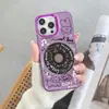 Tornamesas Rosa de Celebridad de Internet Cachorro Color IMD Plateado Funda para Teléfono Venta al por Mayor Adecuado para iPhone 17 Plus Funda Amigable con la Piel Anti-Caídas