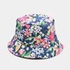 Nuevo sombrero de pescador de doble cara con estampado de flores de Amazon, ideal para primavera y verano, para viajes al aire libre, parasol y lavabo.