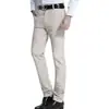 Pantalones Casuales para Hombre Verano Delgados de Negocios Pierna Recta Pantalones de Papá Jóvenes y de Edad Media Ajustados de Algodón Largos Pantalones Cargo