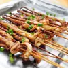 Brochetas desechables para barbacoa, brochetas para salchichas, brochetas de espino confitado para picnics y campamentos al aire libre, brochetas de bambú para uso comercial y doméstico