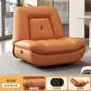 Sillón sofá individual, sofá cápsula espacial, sofá reclinable eléctrico giratorio para sala de estar, mecedora multifuncional de cuero WY