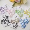 4.2 Grande grampo de cabelo de estrela de cinco pontas bb Clipe Cor de verão All-match Franjas de menina Grampo de cabelo quebrado Cross-border Hot Sale 3/Cartão