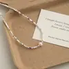 Collar de Perlas 2026 Modelo Nuevo Cadena para Clavícula Lujo Ligero Nicho Fragmento de Plata Gargantilla para Mujer con Diseño de Alta Gama y Estilo Versátil