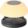 Luminária de Cabeça Solar para Coluna em Aço Inoxidável, Lâmpada de Jardim à Prova d'Água para Exterior, Lâmpada Elétrica para Coluna de Portão de Vila de Jardim, Lâmpada de Cerca