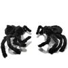 Accesorios de araña de Halloween decoración de sitio exterior telaraña araña de peluche juguete araña de simulación