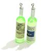 Resina de simulação garrafa de vinho garrafa de vinho diy decoração de casa de boneca miniatura acessórios de chaveiro de bolsa