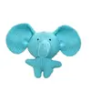 Brinquedo para cachorro transfronteiriço, durável e resistente a mordidas, pequeno elefante azul com som para cães, brinquedo para animais de estimação auto-entretenedor e aliviador de tédio, brinquedo para filhotes