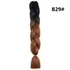 Trenza Jumbo Africana de Colores, Trenzas Sueltas Grandes, Rastas de Color Degradado, Procesamiento Personalizado