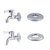 Acero Inoxidable 4 puntos arco ensanchado 63 triángulo cubierta de válvula cubierta de grifo ampliada cubierta decorativa cubierta de pared agujero de pared de cocina cubierta fea
