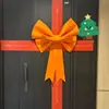 Decoración de lazo de moda para boda, colgante extragrande