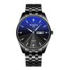 Relojes de comercio exterior en nombre de los relojes de hombre, relojes de hombre impermeables, relojes de correa de acero, relojes de cuarzo de doble calendario, relojes de moda al por mayor