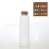 Botella de Vidrio para Dulces con Tapa de Corcho de Bayoneta de 47 Cavidades, Botella Pequeña para Azafrán, Botella para Té de Flores Secas con Logo Impreso