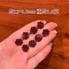 Arena Púrpura Dorada Natural de Alto Contenido Accesorios de Pétalos Pequeños Flor de Loto Rosa Accesorios para Pulsera DIY con Agujero Cinnabar Al por Mayor