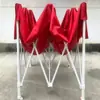 Parasol Telescópico Plegable de Cuatro Esquinas, Toldo Cuadrado para Puesto de Mercado, Refugio de Lluvia de Cuatro Patas, Paraguas Grande para Uso en Exteriores con Texto Impreso
