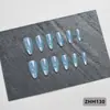 24 PIEZAS Colección de Arte para Uñas Bestseller Transfronterizo Navidad Halloween Flor Uñas Portátiles Ojo de Gato Halloween Piezas de Uñas Portátiles
